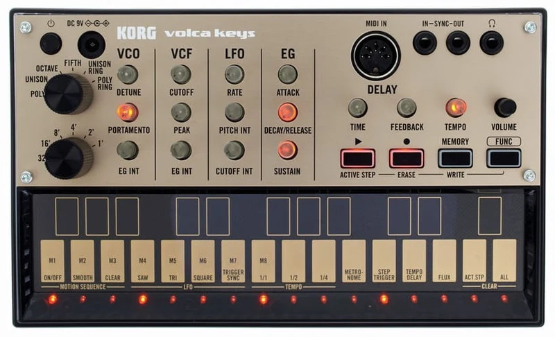 KORG VOLCA KEYS SINTETIZADOR ANALOGICO POLIFONICO