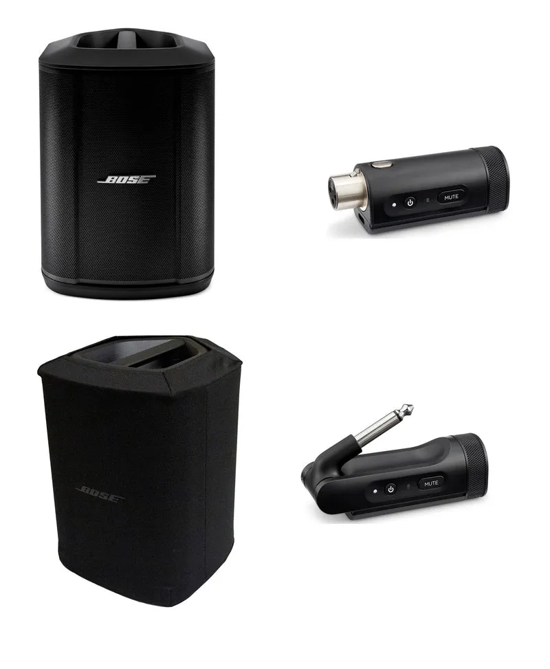 BOSE -PACK- S1 PRO+ WIRELESS SISTEMA DE PA PORTATIL + FUNDA Y TRANSMISORES