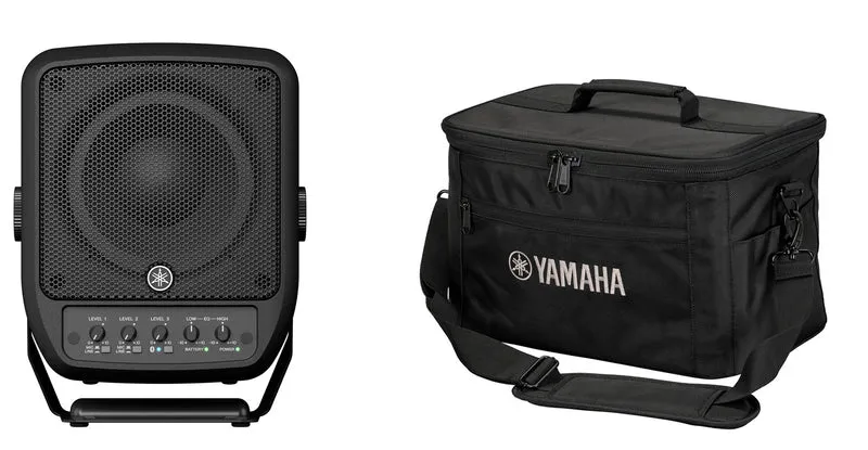 YAMAHA -PACK- STAGEPAS 100 SISTEMA DE PA PORTATIL + FUNDA