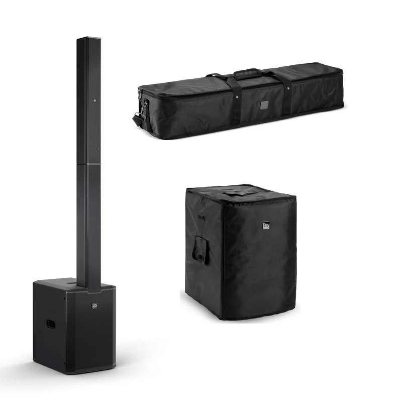 LD SYSTEMS -PACK- MAUI 28 G3 SISTEMA COMPACTO DE PA ACTIVO NEGRO + FUNDAS