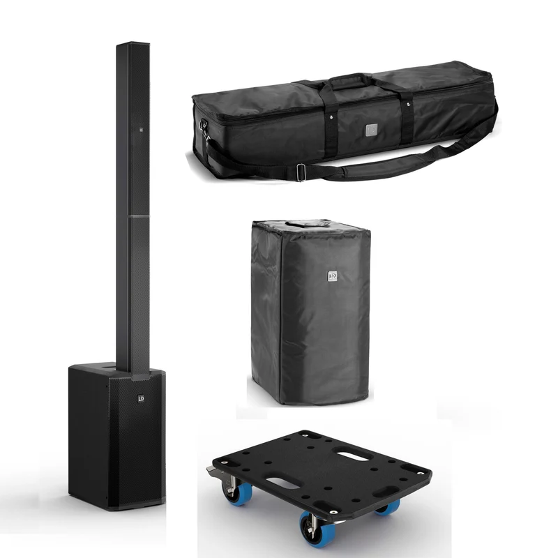 LD SYSTEMS -PACK- MAUI 11 G3 SISTEMA COMPACTO DE PA ACTIVO NEGRO + FUNDAS Y PLATAFORMA