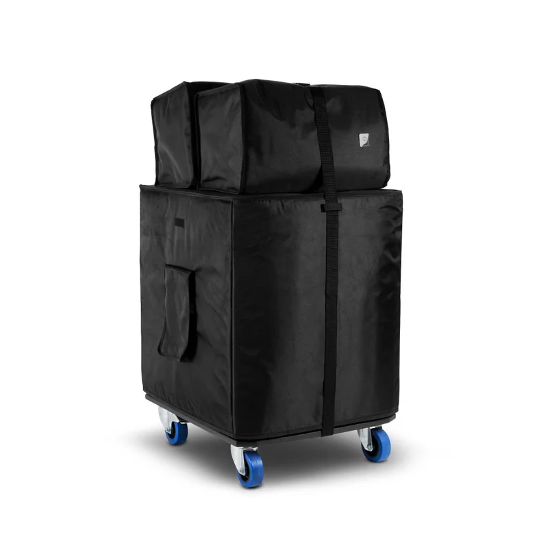 LD SYSTEMS D18G4XBAGSET SET FUNDAS Y PLATAFORMA CON RUEDAS PARA DAVE 18 G4X