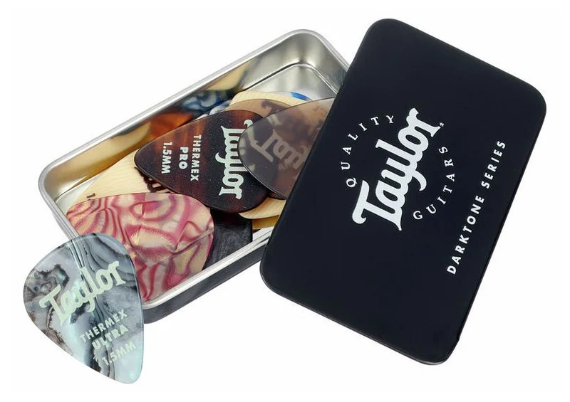 TAYLOR 2600 PICK TIN DARKTONE SERIES ESTUCHE NUEVE PUAS