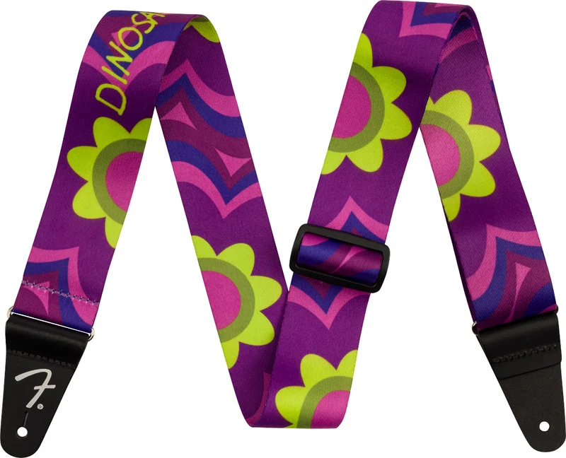 FENDER 0990639026 J MASCIS MAGENTA FLOWER STRAP CORREA GUITARRA.