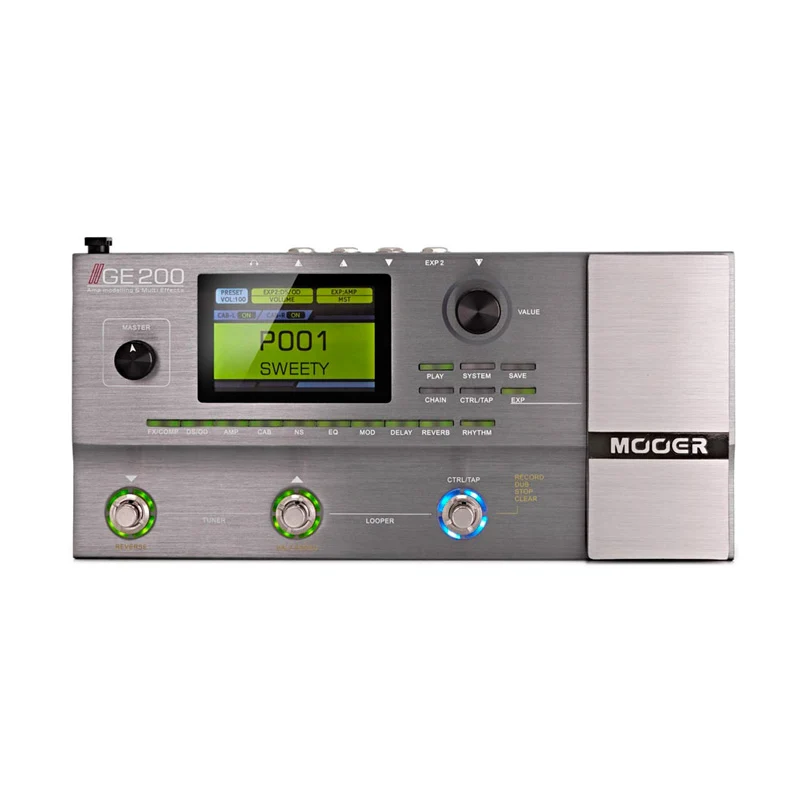 MOOER GE200 PEDALERA MULTIEFECTOS