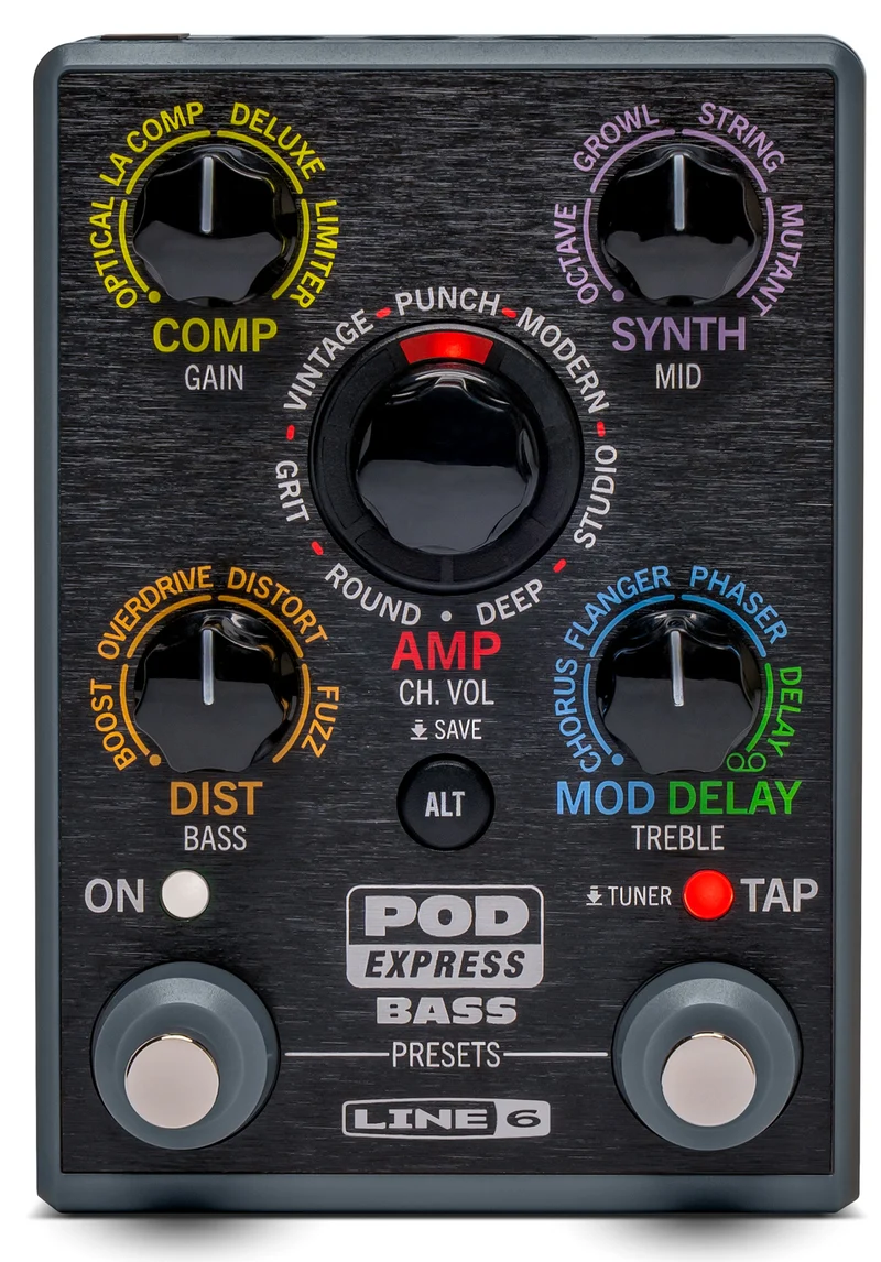 LINE 6 POD EXPRESS BASS PEDALERA MULTIEFECTOS BAJO