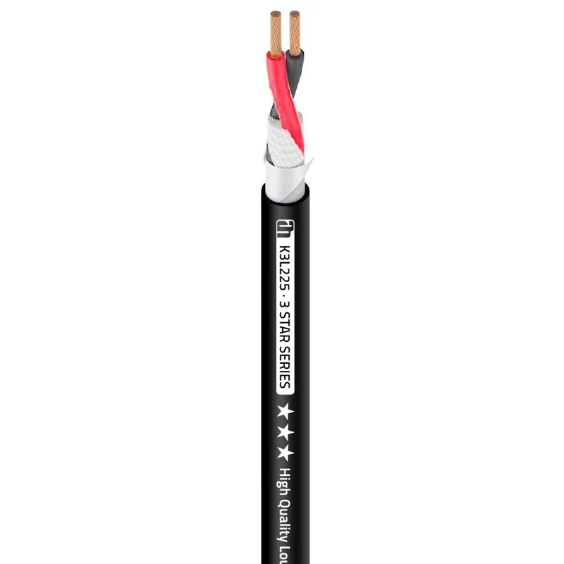 ADAM HALL K3L225 CABLE DE ALTAVOZ TWIN-AX 2 X 2.5MM. UN METRO