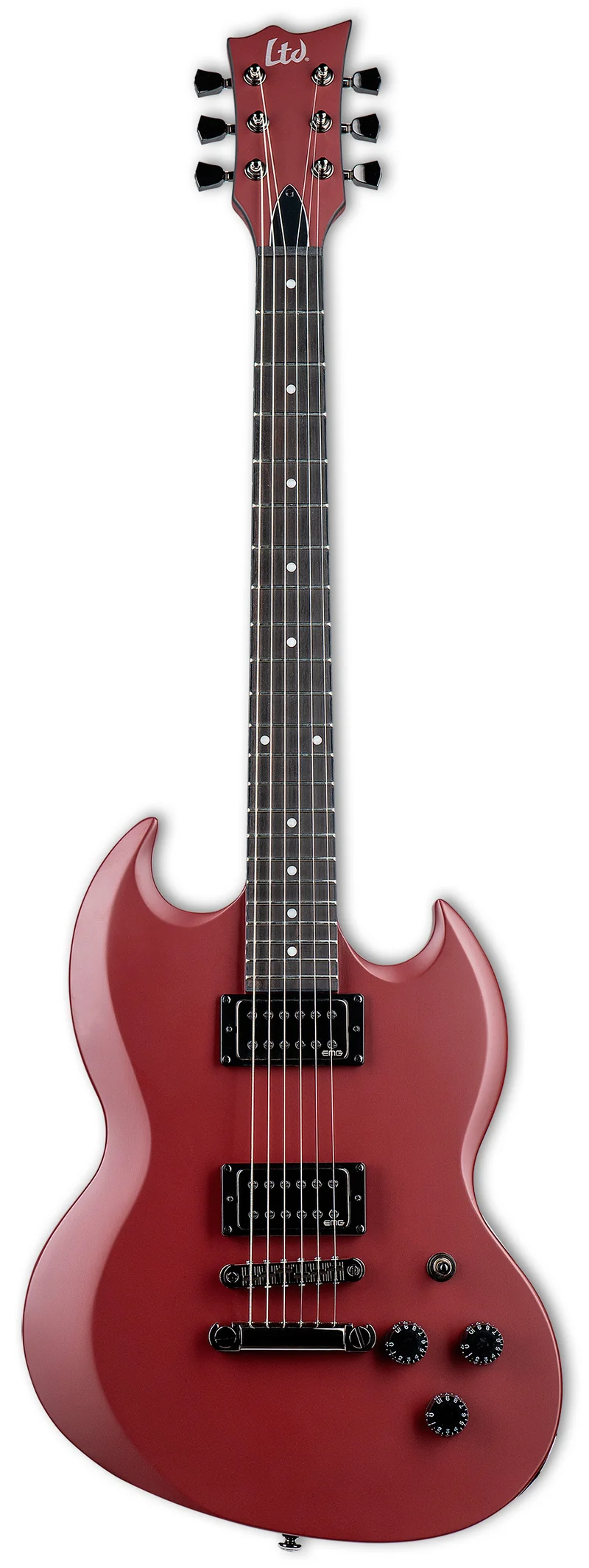 ESP LTD VOLSUNG OXS LARS FREDERIKSEN SIGNATURE GUITARRA ELECTRICA OXBLOOD SATIN