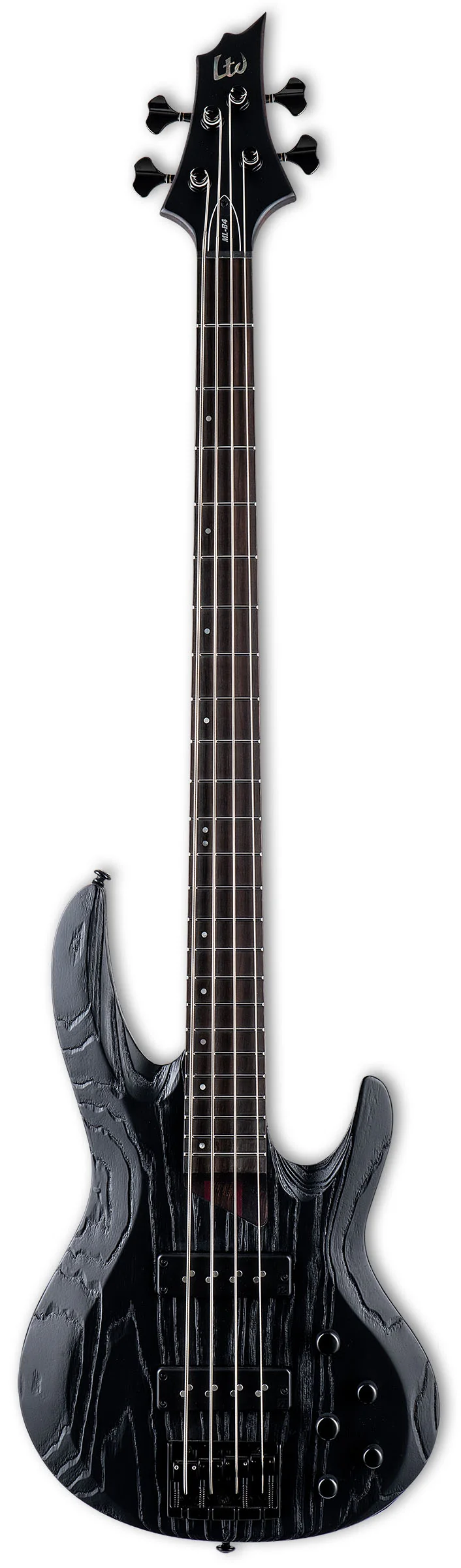 ESP LTD ML B-4 BB MIKE LEON SIGNATURE BAJO ELECTRICO BLACK BLAST