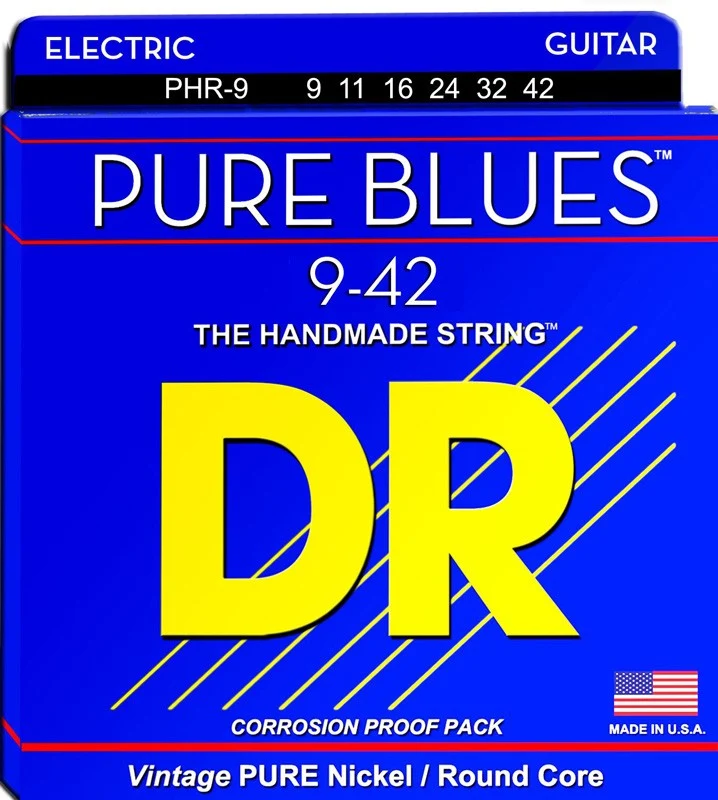 DR PHR9 PURE BLUES JUEGO CUERDAS GUITARRA ELECTRICA 009-042.