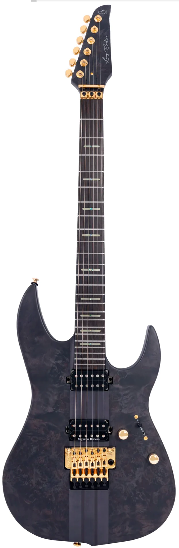 SIRE X10 TBLKS LARRY CARLTON GUITARRA ELECTRICA TRANSPARENT BLACK SATIN