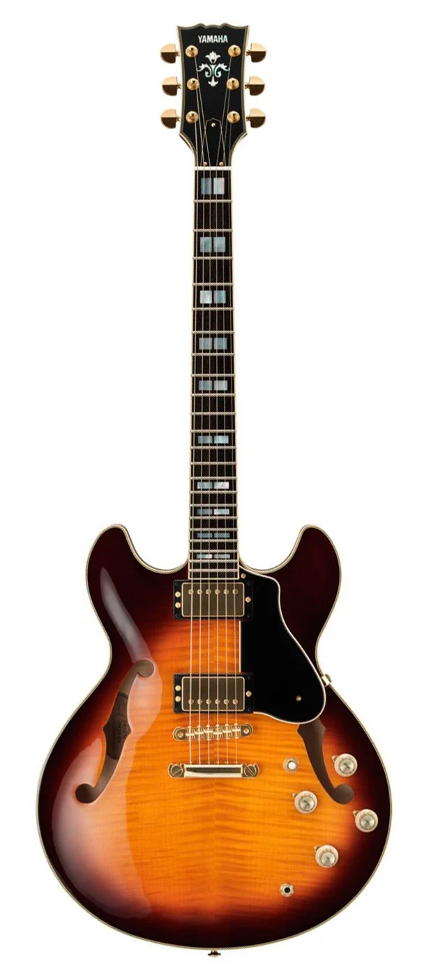 YAMAHA SA2200 BS GUITARRA ELECTRICA HOLLOW BODY BROWN SUNBURST