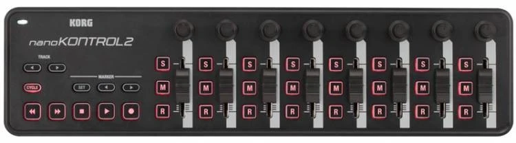 KORG NANOKONTROL 2 BK CONTROLADOR ULTRAFINO NEGRO ALIMENTADO POR USB