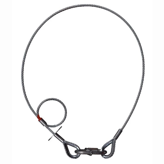 ADAM HALL SAVEKING CABLE DE SEGURIDAD 4 MM CON FRENO Y MAILLON 1 METRO