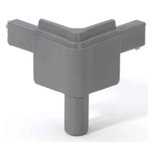 ADAM HALL Q4502MMG ESQUINA PARA PERFIL DE TAPA MACHO GRIS