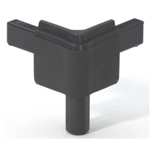 ADAM HALL Q4502MDG ESQUINA PARA PERFIL DE TAPA MACHO GRIS OSCURA