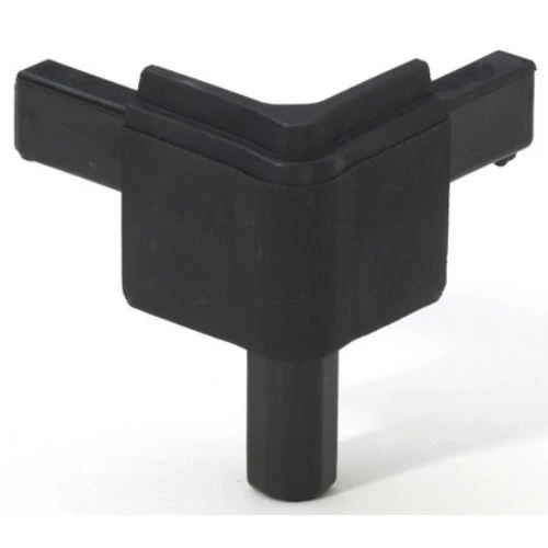 ADAM HALL Q4502MBLK ESQUINA PARA PERFIL DE TAPA MACHO NEGRA