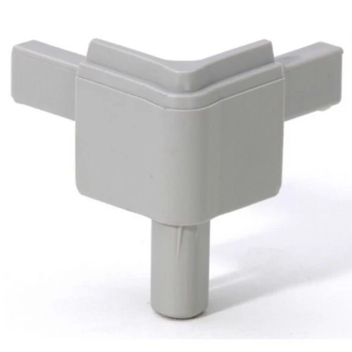 ADAM HALL Q4502MAG ESQUINA PARA PERFIL DE TAPA MACHO GRIS ALUMINIO