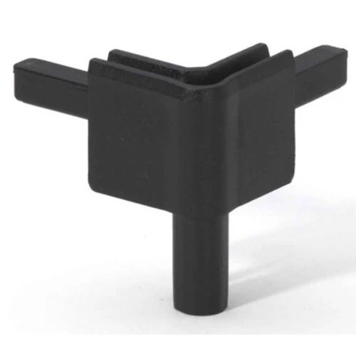 ADAM HALL Q4502FBLK ESQUINA PARA PERFIL DE TAPA HEMBRA NEGRA