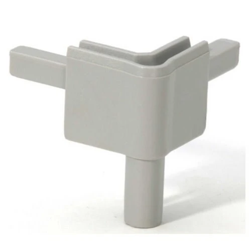 ADAM HALL Q4502FAG ESQUINA PARA PERFIL DE TAPA HEMBRA GRIS ALUMINIO