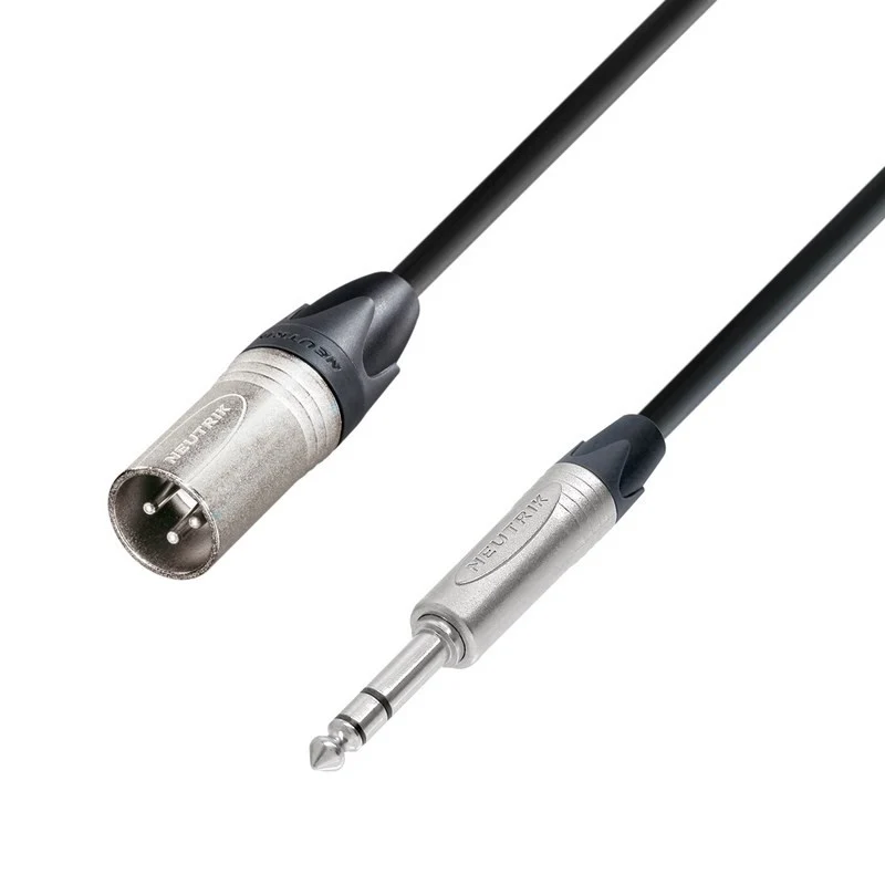 ADAM HALL K5BMV0150 CABLE AUDIO NEUTRIK XLR MACHO A 6.3 MM JACK ESTEREO 1.5 METROS