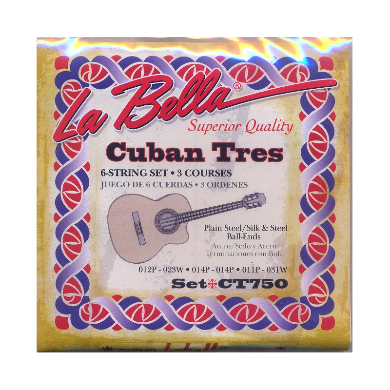 LA BELLA 750 JUEGO CUERDAS PARA TRES CUBANO