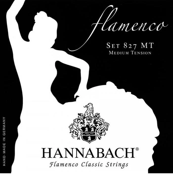 HANNABACH 827MT BLACK JUEGO CUERDAS GUITARRA FLAMENCA