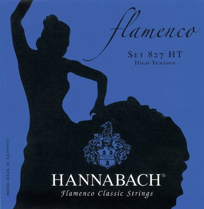 HANNABACH 827HT AZUL JUEGO CUERDAS GUITARRA FLAMENCA