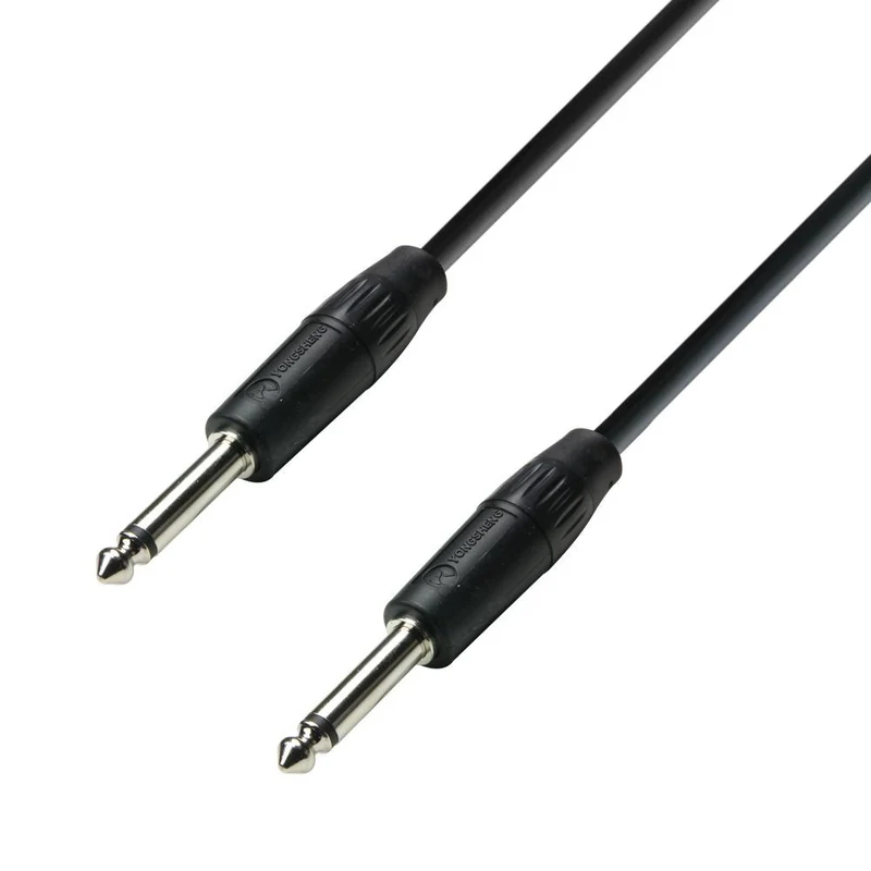 ADAM HALL K3S215PP0150 CABLE ALTAVOZ 2 X 1.5 MM2 6.3 MM JACK MONO A 6.3 MM JACK MONO 1.5 METROS