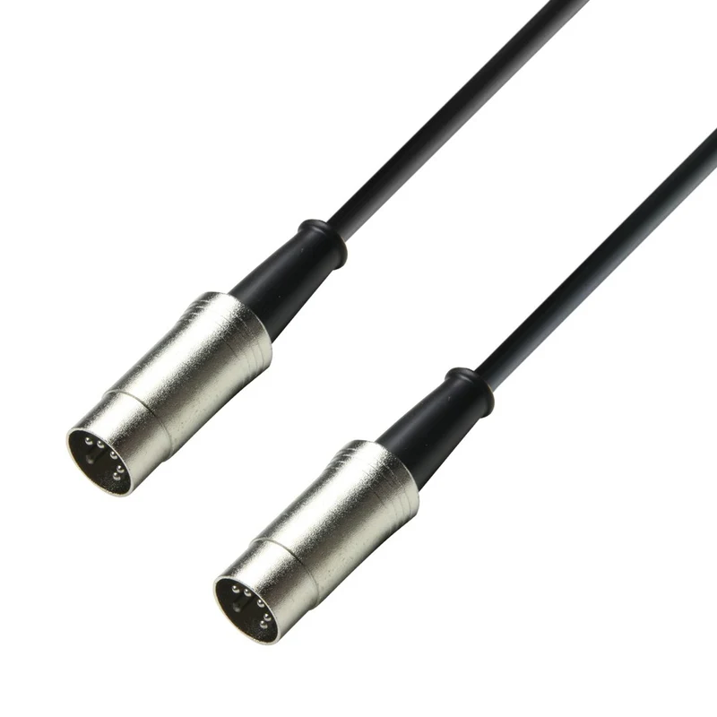 ADAM HALL K3MIDI0300BLK5 CABLE MIDI 3 METROS NEGRO 5 POLOS