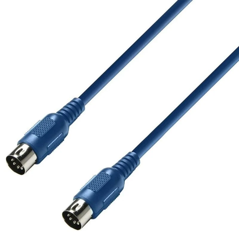 ADAM HALL K3MIDI0150BLU CABLE MIDI 1.5 METROS AZUL