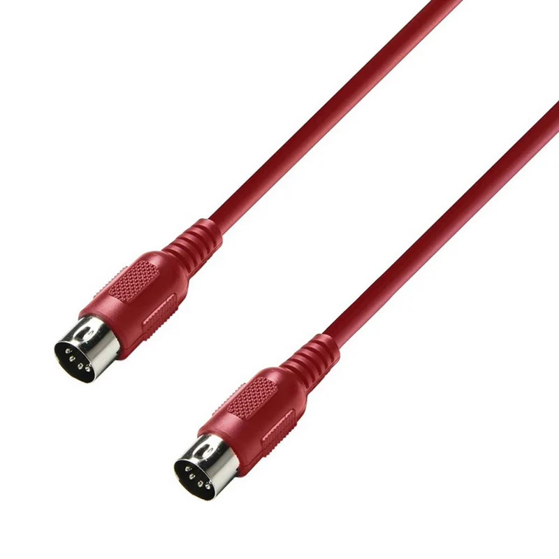 ADAM HALL K3MIDI0075RED CABLE MIDI 75CM ROJO