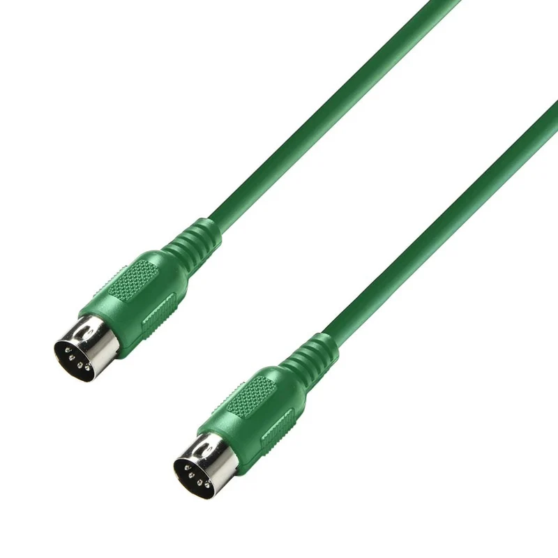 ADAM HALL K3MIDI0075GRN CABLE MIDI 75CM VERDE