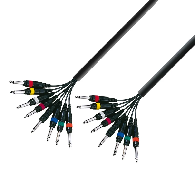 ADAM HALL K3L8PP0300 CABLE MULTICORE 8 X JACK MONO A 8 X JACK MONO 3 METROS