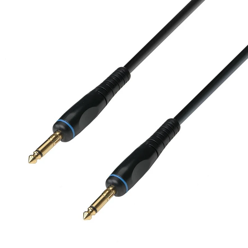 ADAM HALL K3IPP0600P CABLE INSTRUMENTO 6.3 MM JACK MONO A 6.3 MM JACK MONO 6 METROS.