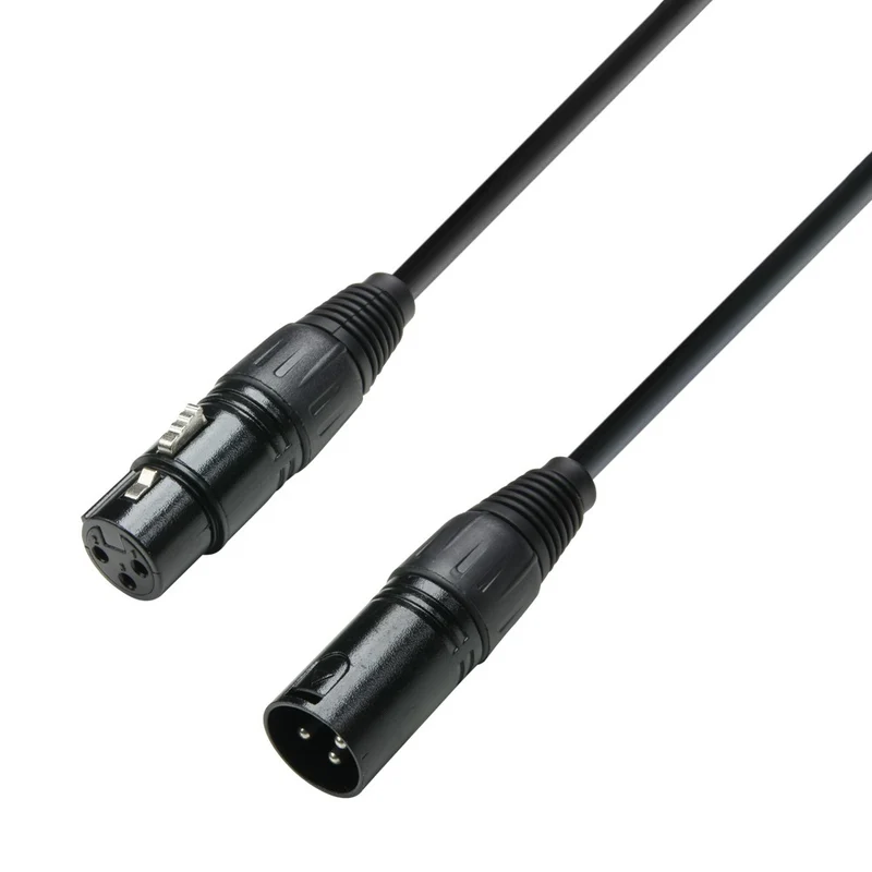 ADAM HALL K3DMF0150 CABLE DMX CON CONECTOR XLR MACHO A XLR HEMBRA DE 1.5 METROS