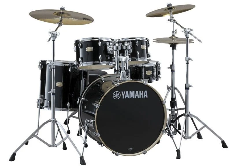 YAMAHA SBP2F5 RB HW680W STAGE CUSTOM BIRCH BATERIA ACUSTICA CON HERRAJES RAVEN BLACK