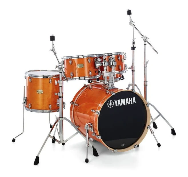 YAMAHA SBP0F5 HA HW780 STAGE CUSTOM BIRCH BATERIA ACUSTICA CON HERRAJES HONEY AMBER