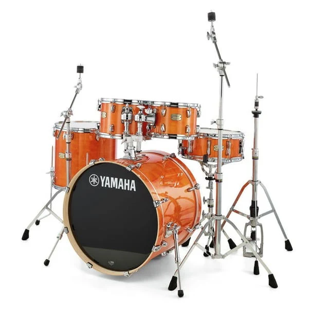 YAMAHA SBP2F5 HA HW780 STAGE CUSTOM BIRCH BATERIA ACUSTICA CON HERRAJES HONEY AMBER