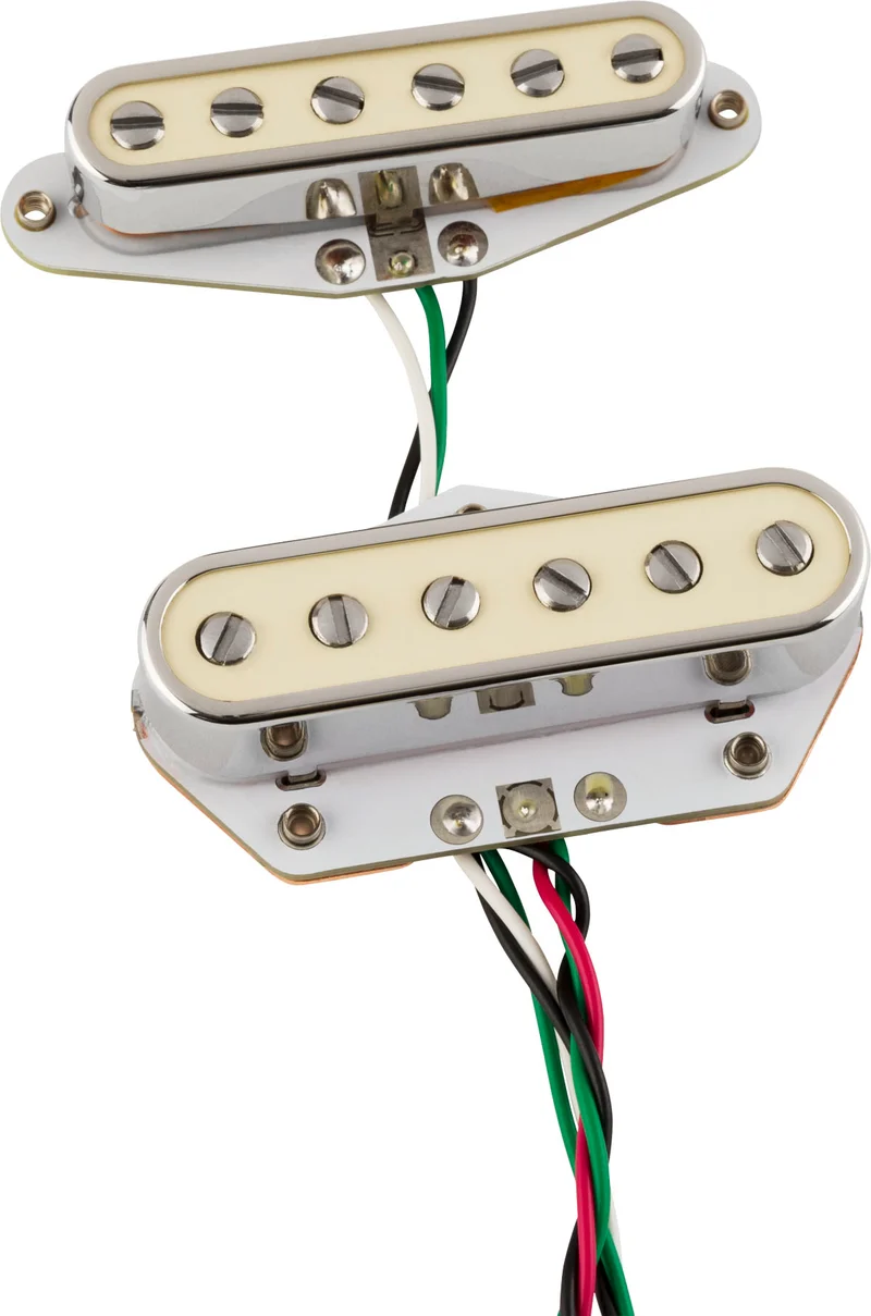 FENDER 0992371000 COBALT CHROME TELECASTER PICKUP SET PASTILLAS GUITARRA