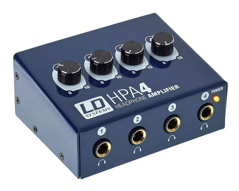 LD SYSTEMS HPA4 AMPLIFICADOR DE AURICULARES 4 CANALES.