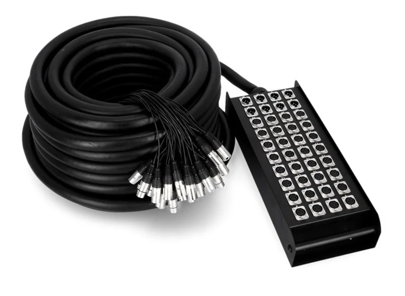 ADAM HALL K40C30 CAJETIN DE ESCENARIO 32 ENVIOS 8 RETORNOS 30 METROS