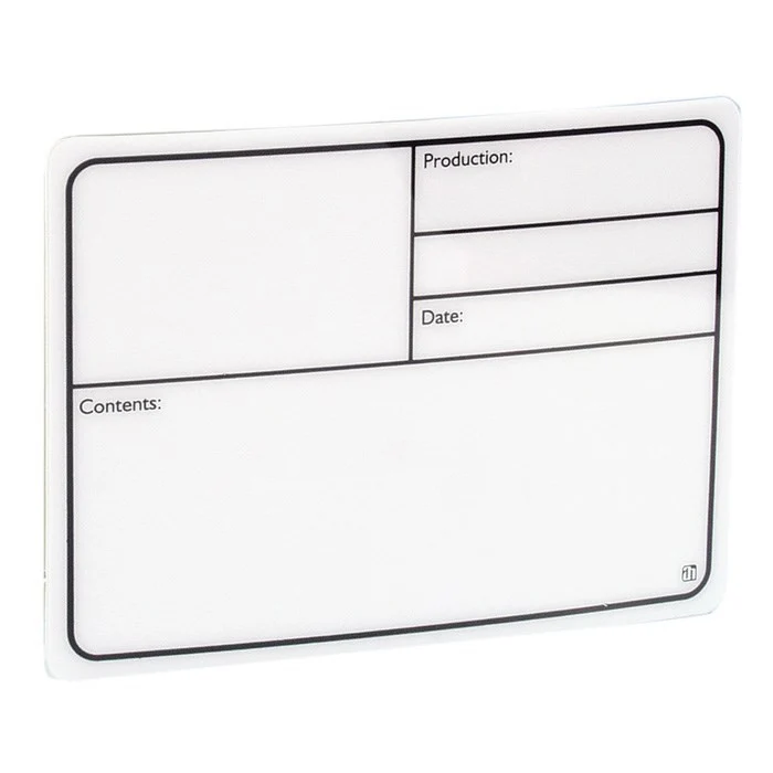 ADAM HALL TOUR LABEL ETIQUETA AUTOADHESIVA PARA TOURING DE PLASTICO BLANCA