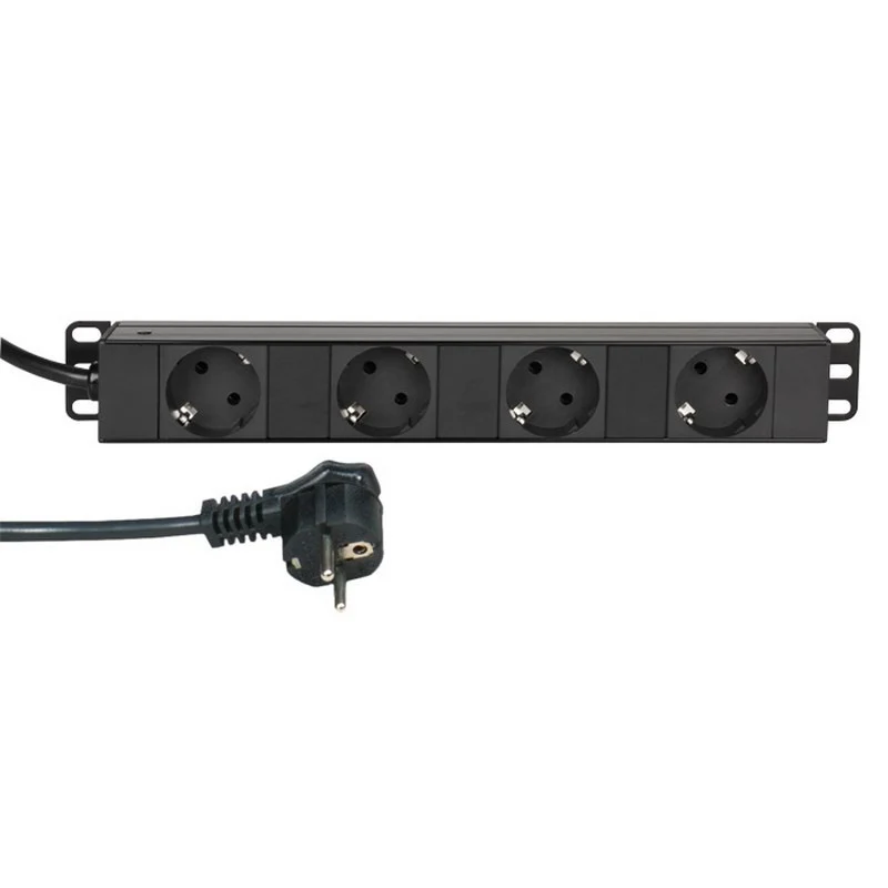 ADAM HALL 87470 BASE DE ENCHUFES SCHUKO 4 TOMAS 30CM