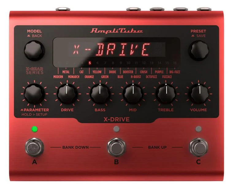 IK MULTIMEDIA X-DRIVE X-GEAR PEDAL DISTORSION