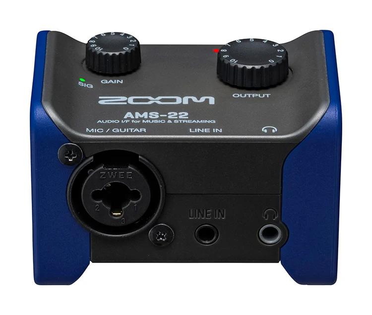 ZOOM AMS-22 INTERFAZ DE AUDIO