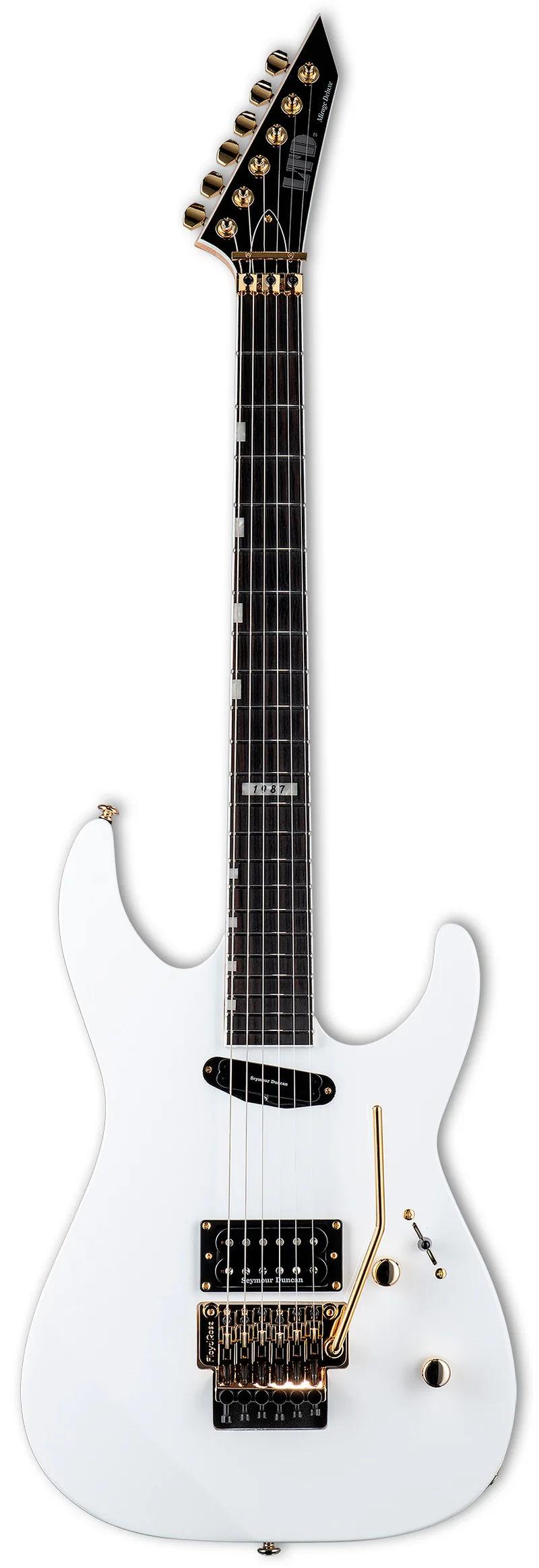 ESP LTD MIRAGE DELUXE 87 SW GUITARRA ELECTRICA SNOW WHITE