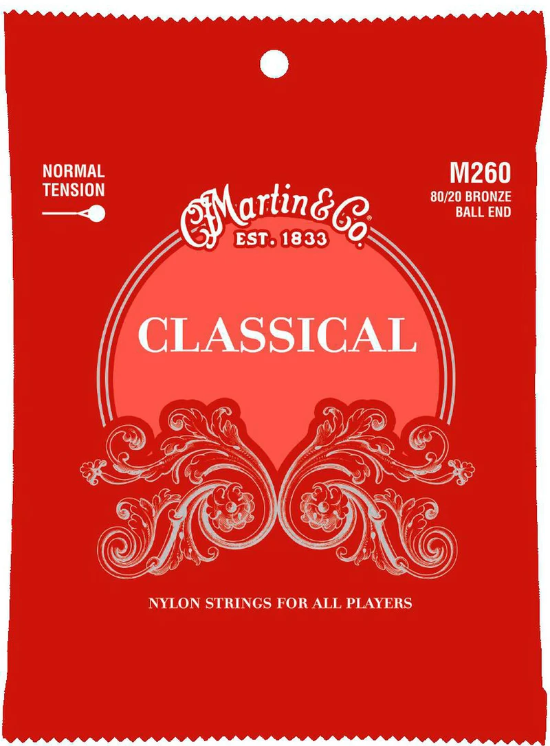 MARTIN M260 CLASSICAL JUEGO CUERDAS GUITARRA ESPAÑOLA TENSION NORMAL