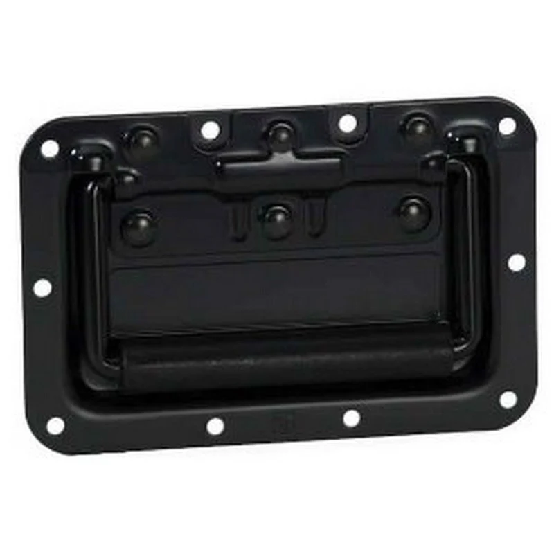 ADAM HALL 34082BLK ASA RETRACTIL MEDIANA CON RESORTE EN LA BASE TEXTURIZADO NEGRO PROFUNDIDAD 8MM