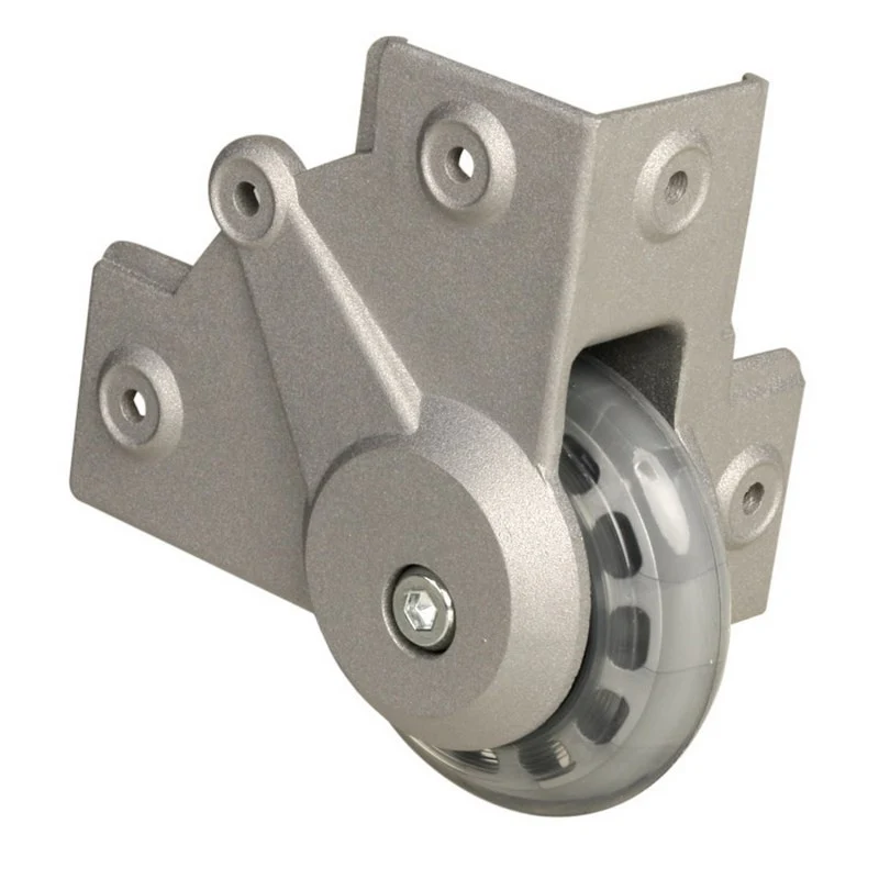 ADAM HALL 37451S RUEDA BLANDA EMPOTRADA PARA MONTAJE EN ESQUINA 75MM